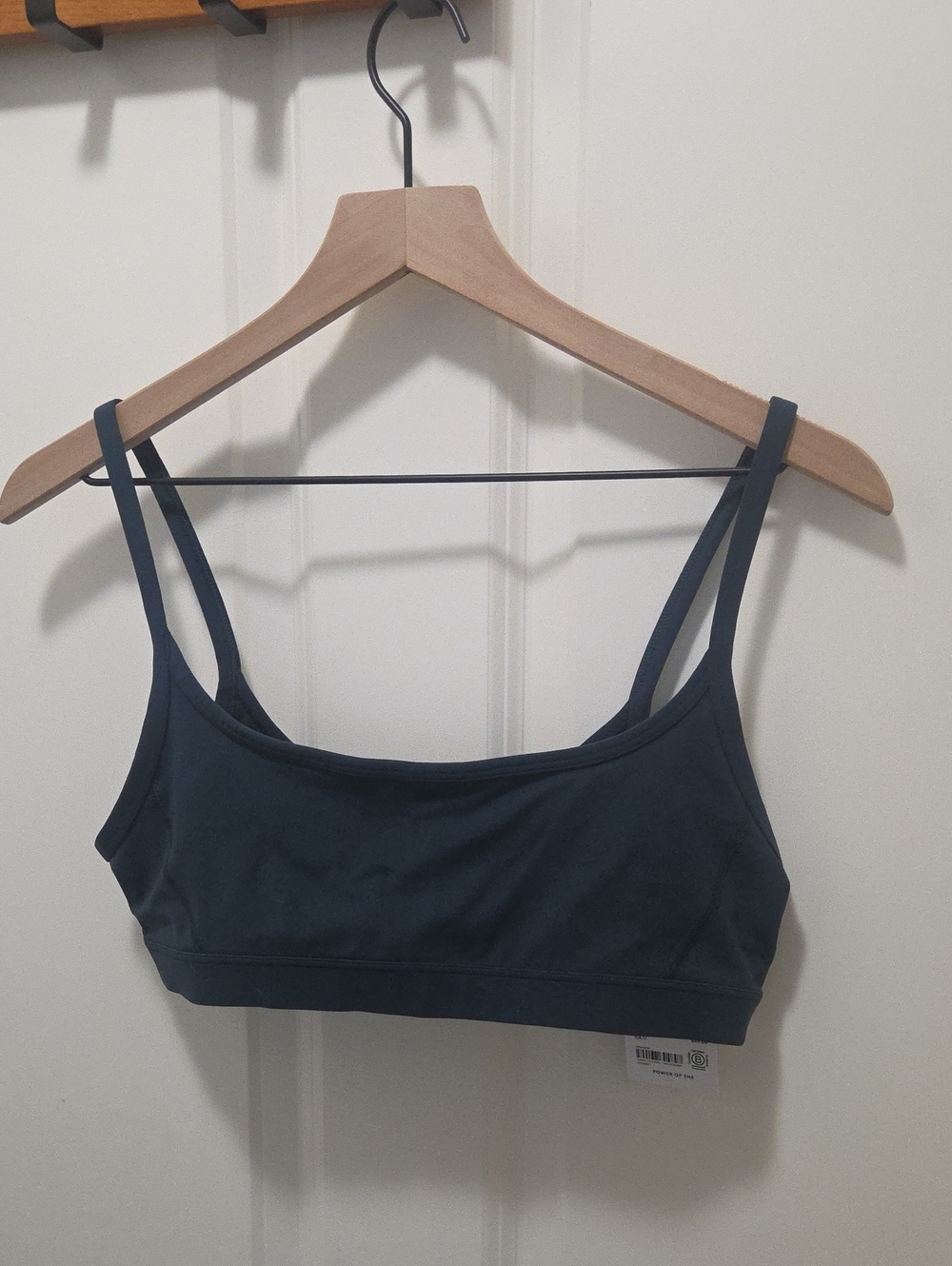 Athleta Green Square Neck A-C Bra, NWT